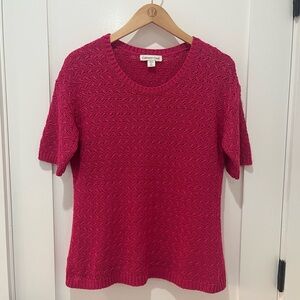 Coldwater Creek Short Sleeve Sweater